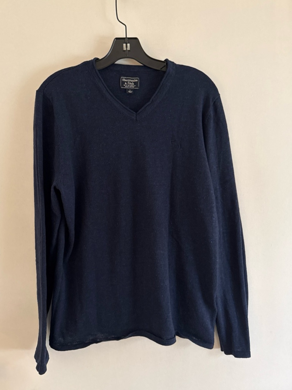 American Eagle Sweater Women Large Blue V Neck Pullover Adult Casual